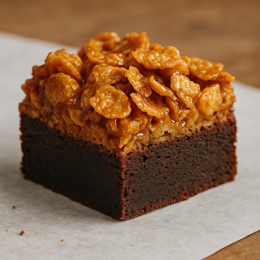 Box of 4 Caramel Cornflake Brownie