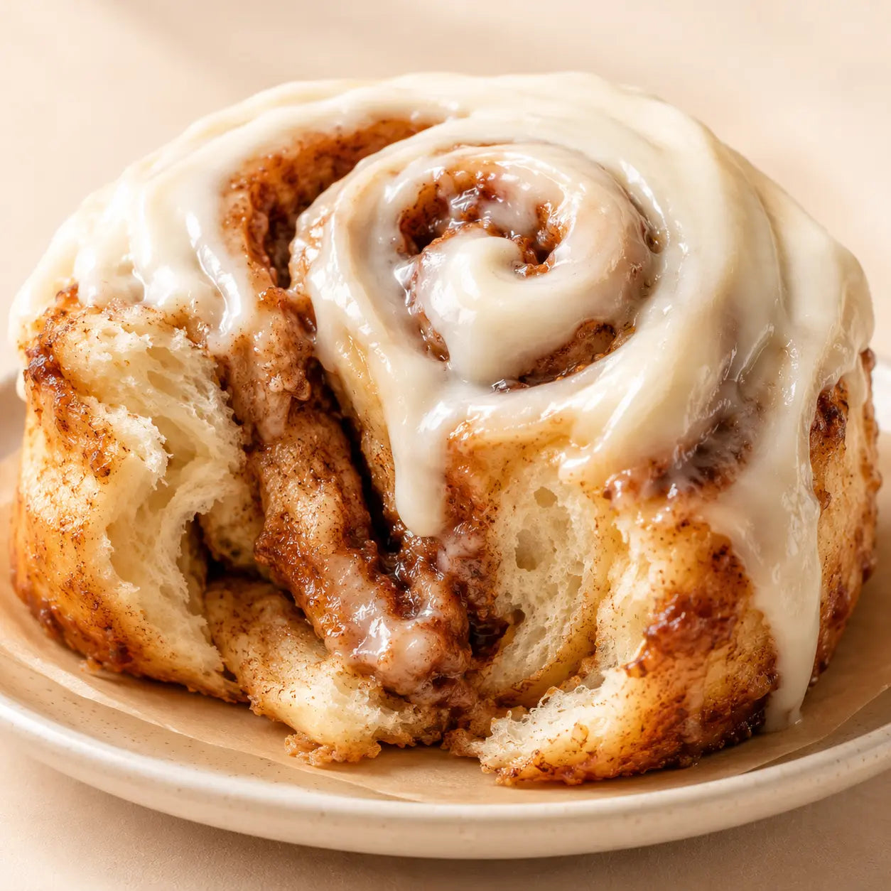 Classic Cinnamon Roll with Cream Cheese Frosting