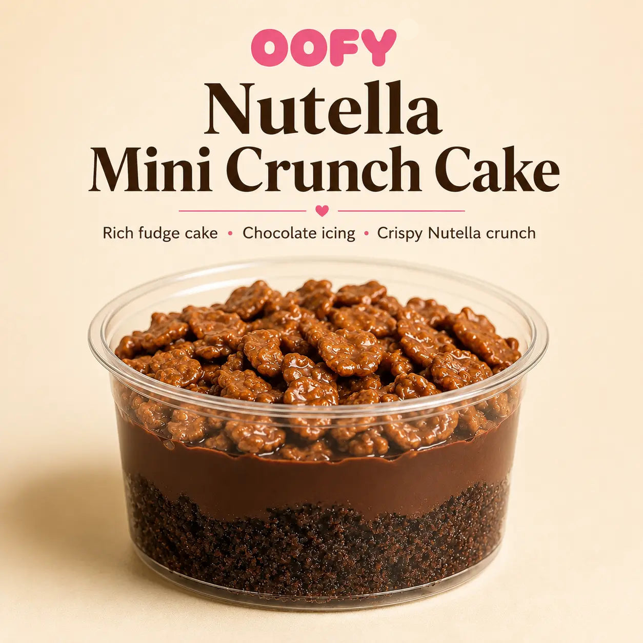 Mini Crunch Cake Cup