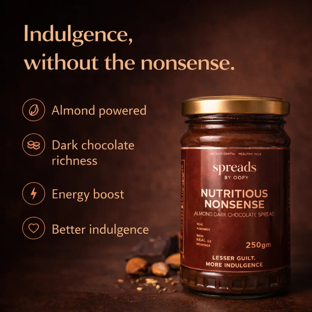 Nutritious Nonsense – Almond Dark Chocolate Spread (250g)
