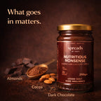Nutritious Nonsense – Almond Dark Chocolate Spread (250g)