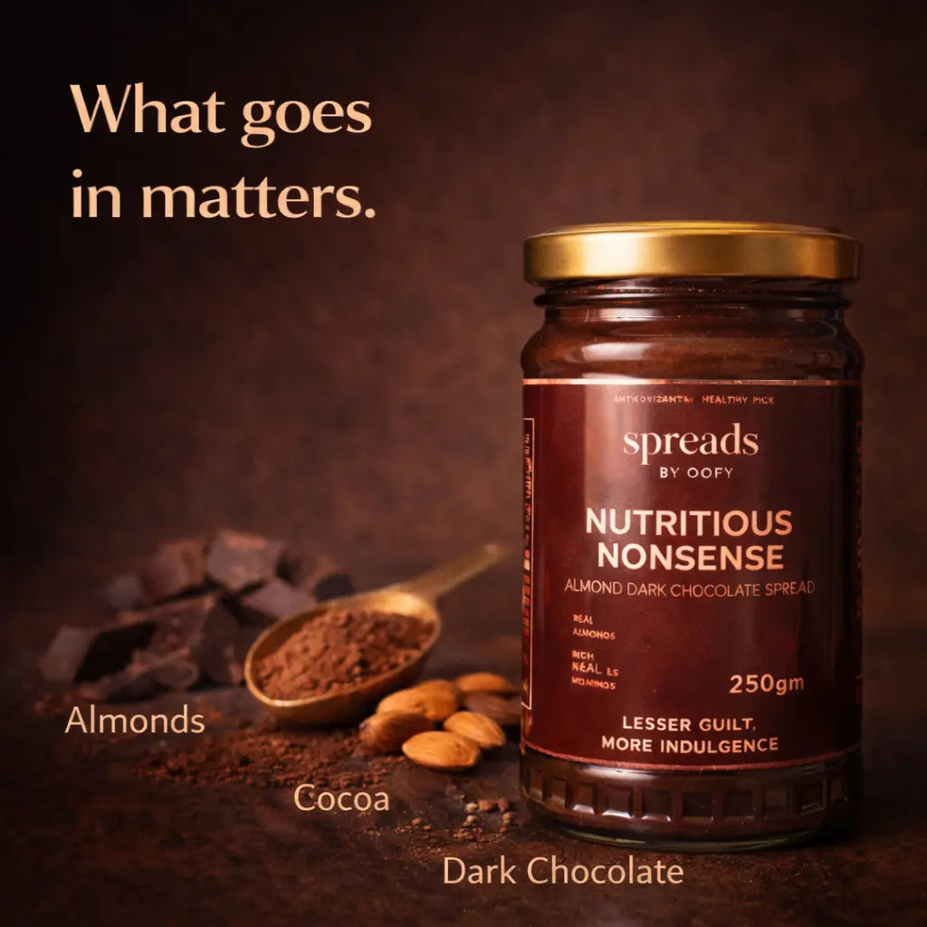 Nutritious Nonsense – Almond Dark Chocolate Spread (250g)