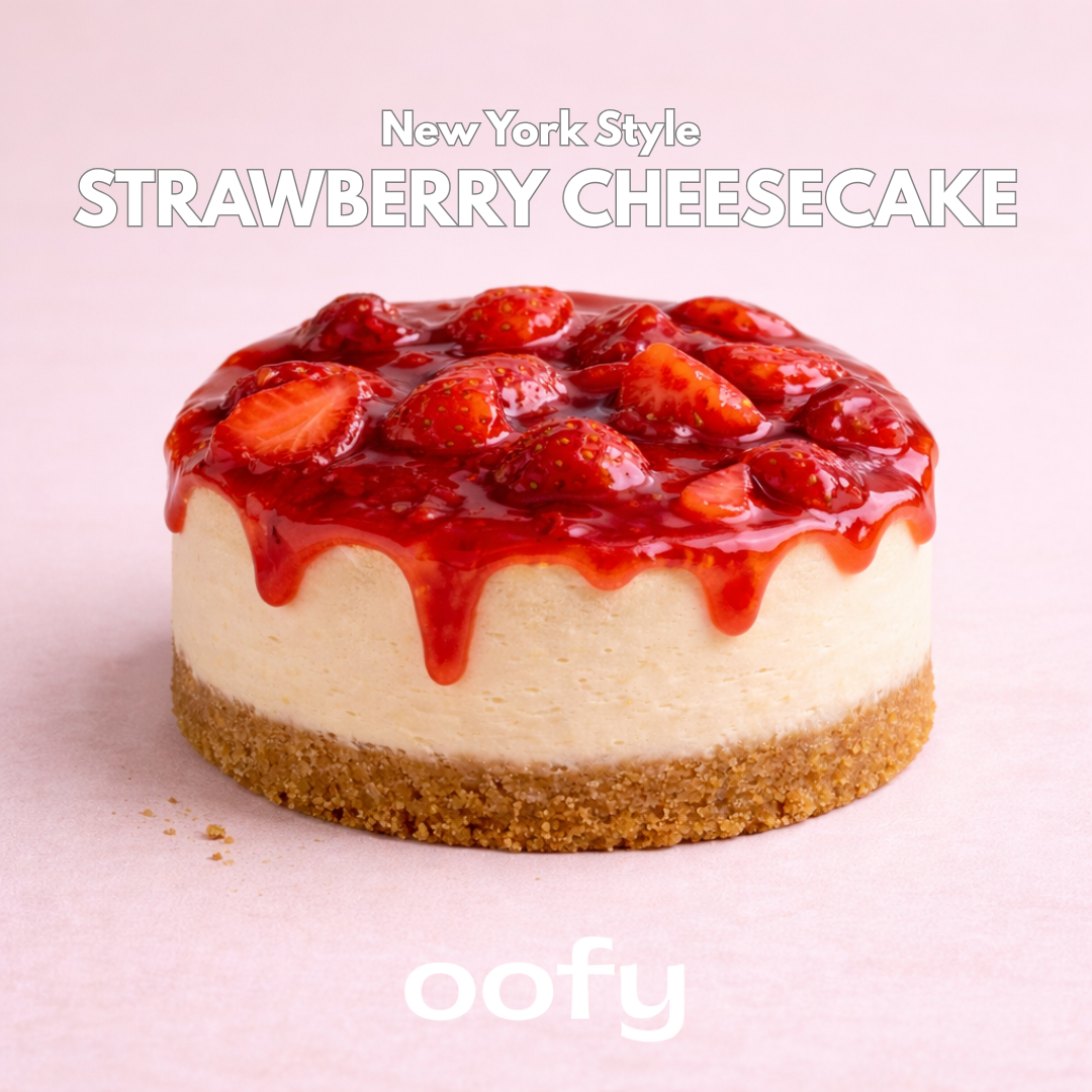 Mini Strawberry Cheesecake NY Style