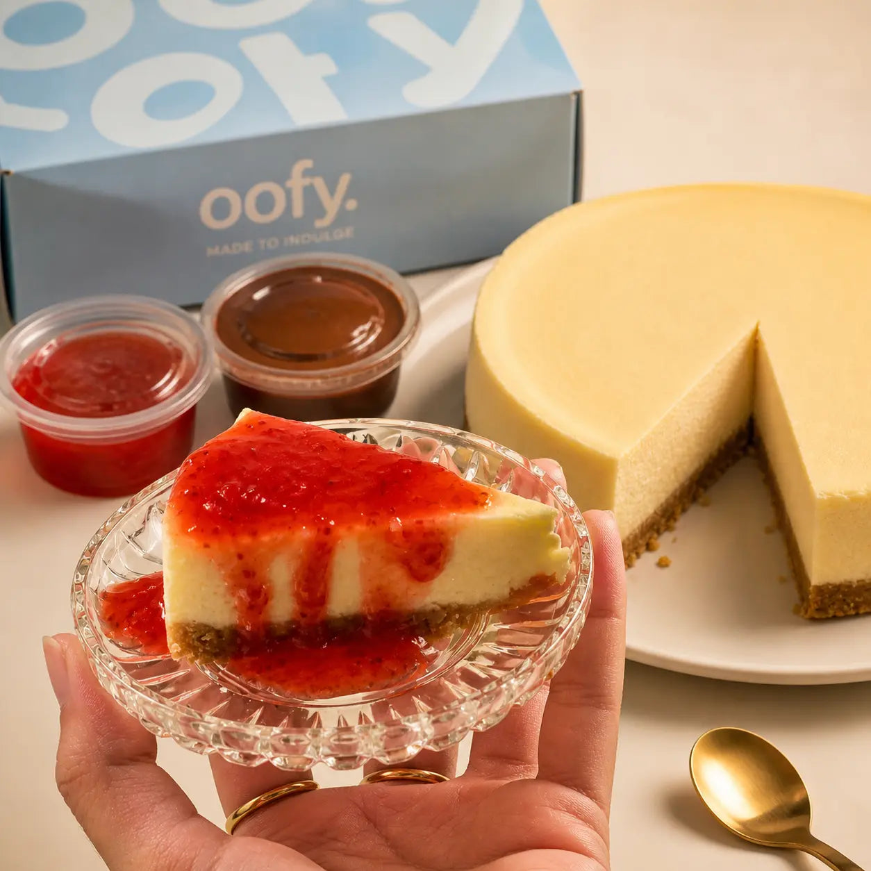 Ultimate New York Style Cheesecake (6” | Serves 4–5)