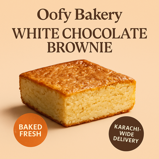 Box of 4 White Chocolate Brownie