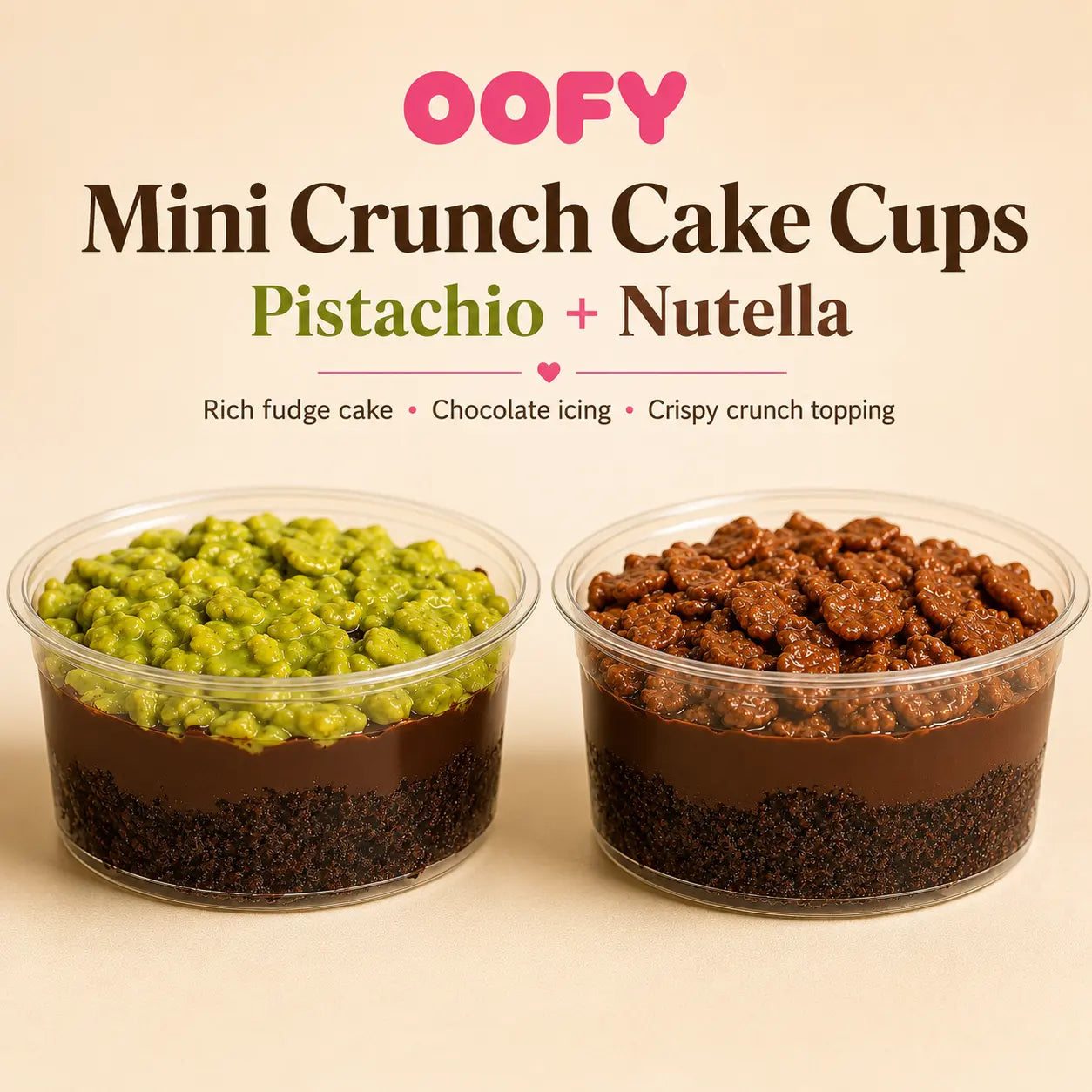 Mini Crunch Cake Cup