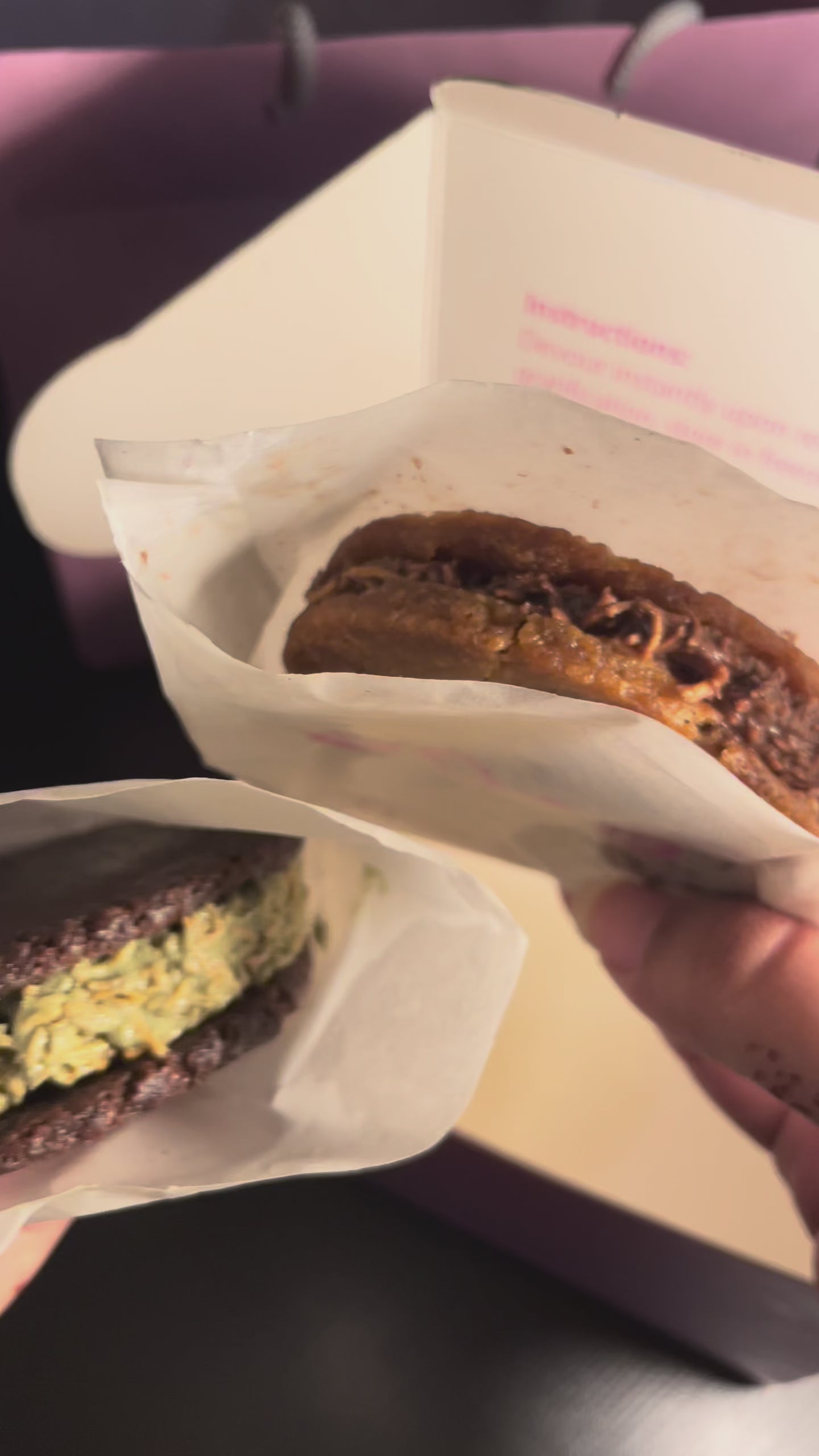 Pistachio Kunafa Cookie Sandwich