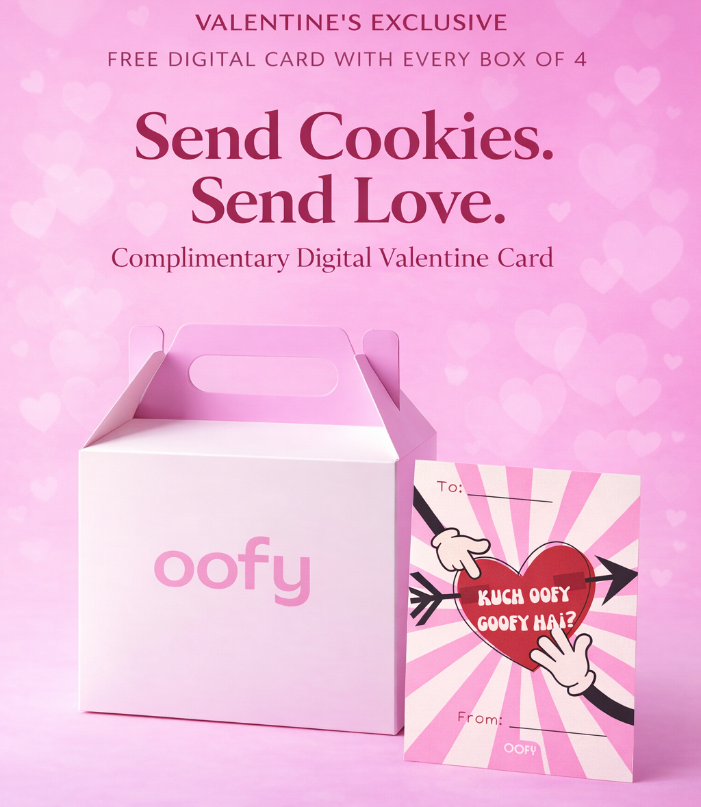 Valentine’s Exclusive - Box of 4 Cookies + Complimentary Digital Card